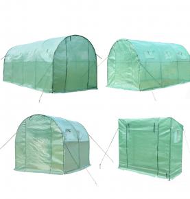 Kinds of Polytunnel Greenhouse Pollytunnel Poly Polly Tunnel Fully Galvanised Anti Rust Steel Frame
